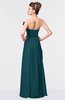 ColsBM Gwen Blue Green Elegant A-line Strapless Sleeveless Backless Floor Length Plus Size Bridesmaid Dresses