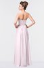 ColsBM Gwen Blush Elegant A-line Strapless Sleeveless Backless Floor Length Plus Size Bridesmaid Dresses