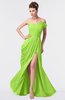 ColsBM Gwen Bright Green Elegant A-line Strapless Sleeveless Backless Floor Length Plus Size Bridesmaid Dresses