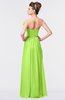 ColsBM Gwen Bright Green Elegant A-line Strapless Sleeveless Backless Floor Length Plus Size Bridesmaid Dresses