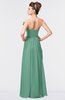 ColsBM Gwen Bristol Blue Elegant A-line Strapless Sleeveless Backless Floor Length Plus Size Bridesmaid Dresses