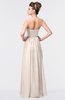 ColsBM Gwen Cream Pink Elegant A-line Strapless Sleeveless Backless Floor Length Plus Size Bridesmaid Dresses
