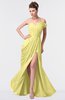 ColsBM Gwen Daffodil Elegant A-line Strapless Sleeveless Backless Floor Length Plus Size Bridesmaid Dresses