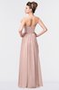 ColsBM Gwen Dusty Rose Elegant A-line Strapless Sleeveless Backless Floor Length Plus Size Bridesmaid Dresses
