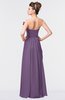 ColsBM Gwen Eggplant Elegant A-line Strapless Sleeveless Backless Floor Length Plus Size Bridesmaid Dresses