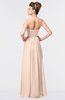ColsBM Gwen Fresh Salmon Elegant A-line Strapless Sleeveless Backless Floor Length Plus Size Bridesmaid Dresses