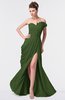 ColsBM Gwen Garden Green Elegant A-line Strapless Sleeveless Backless Floor Length Plus Size Bridesmaid Dresses