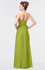 ColsBM Gwen Green Oasis Elegant A-line Strapless Sleeveless Backless Floor Length Plus Size Bridesmaid Dresses