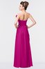 ColsBM Gwen Hot Pink Elegant A-line Strapless Sleeveless Backless Floor Length Plus Size Bridesmaid Dresses