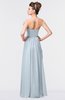 ColsBM Gwen Illusion Blue Elegant A-line Strapless Sleeveless Backless Floor Length Plus Size Bridesmaid Dresses