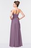 ColsBM Gwen Mauve Elegant A-line Strapless Sleeveless Backless Floor Length Plus Size Bridesmaid Dresses
