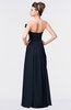 ColsBM Gwen Navy Blue Elegant A-line Strapless Sleeveless Backless Floor Length Plus Size Bridesmaid Dresses