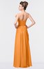 ColsBM Gwen Orange Elegant A-line Strapless Sleeveless Backless Floor Length Plus Size Bridesmaid Dresses