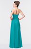 ColsBM Gwen Peacock Blue Elegant A-line Strapless Sleeveless Backless Floor Length Plus Size Bridesmaid Dresses