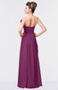 ColsBM Gwen Raspberry Elegant A-line Strapless Sleeveless Backless Floor Length Plus Size Bridesmaid Dresses
