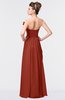 ColsBM Gwen Rust Elegant A-line Strapless Sleeveless Backless Floor Length Plus Size Bridesmaid Dresses