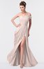 ColsBM Gwen Silver Peony Elegant A-line Strapless Sleeveless Backless Floor Length Plus Size Bridesmaid Dresses
