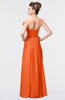 ColsBM Gwen Tangerine Elegant A-line Strapless Sleeveless Backless Floor Length Plus Size Bridesmaid Dresses