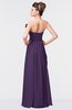ColsBM Gwen Violet Elegant A-line Strapless Sleeveless Backless Floor Length Plus Size Bridesmaid Dresses
