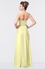 ColsBM Gwen Wax Yellow Elegant A-line Strapless Sleeveless Backless Floor Length Plus Size Bridesmaid Dresses