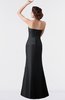 ColsBM Aria Black Classic Trumpet Sleeveless Backless Floor Length Bridesmaid Dresses