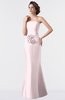 ColsBM Aria Blush Classic Trumpet Sleeveless Backless Floor Length Bridesmaid Dresses
