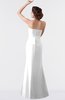 ColsBM Aria Cloud White Classic Trumpet Sleeveless Backless Floor Length Bridesmaid Dresses
