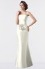 ColsBM Aria Cream Classic Trumpet Sleeveless Backless Floor Length Bridesmaid Dresses