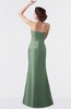 ColsBM Aria Hedge Green Classic Trumpet Sleeveless Backless Floor Length Bridesmaid Dresses