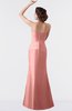 ColsBM Aria Lobster Bisque Classic Trumpet Sleeveless Backless Floor Length Bridesmaid Dresses
