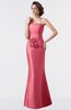 ColsBM Aria Magenta Classic Trumpet Sleeveless Backless Floor Length Bridesmaid Dresses