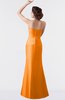 ColsBM Aria Orange Classic Trumpet Sleeveless Backless Floor Length Bridesmaid Dresses