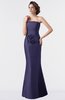 ColsBM Aria Orient Blue Classic Trumpet Sleeveless Backless Floor Length Bridesmaid Dresses