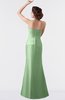 ColsBM Aria Sage Green Classic Trumpet Sleeveless Backless Floor Length Bridesmaid Dresses