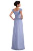 ColsBM Carlee Blue Heron Elegant A-line Wide Square Short Sleeve Appliques Bridesmaid Dresses