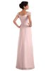 ColsBM Carlee Pastel Pink Elegant A-line Wide Square Short Sleeve Appliques Bridesmaid Dresses