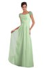ColsBM Carlee Seacrest Elegant A-line Wide Square Short Sleeve Appliques Bridesmaid Dresses