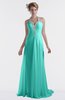 ColsBM Eden Blue Turquoise Cinderella A-line Sweetheart Sleeveless Criss-cross Straps Brush Train Plus Size Bridesmaid Dresses