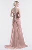 ColsBM Eden Blush Pink Cinderella A-line Sweetheart Sleeveless Criss-cross Straps Brush Train Plus Size Bridesmaid Dresses