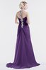 ColsBM Eden Dark Purple Cinderella A-line Sweetheart Sleeveless Criss-cross Straps Brush Train Plus Size Bridesmaid Dresses