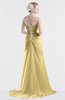 ColsBM Eden Gold Cinderella A-line Sweetheart Sleeveless Criss-cross Straps Brush Train Plus Size Bridesmaid Dresses