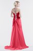 ColsBM Eden Guava Cinderella A-line Sweetheart Sleeveless Criss-cross Straps Brush Train Plus Size Bridesmaid Dresses