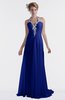ColsBM Eden Nautical Blue Cinderella A-line Sweetheart Sleeveless Criss-cross Straps Brush Train Plus Size Bridesmaid Dresses
