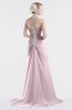 ColsBM Eden Pale Lilac Cinderella A-line Sweetheart Sleeveless Criss-cross Straps Brush Train Plus Size Bridesmaid Dresses