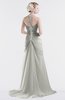 ColsBM Eden Platinum Cinderella A-line Sweetheart Sleeveless Criss-cross Straps Brush Train Plus Size Bridesmaid Dresses