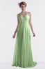 ColsBM Eden Sage Green Cinderella A-line Sweetheart Sleeveless Criss-cross Straps Brush Train Plus Size Bridesmaid Dresses