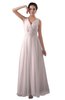 ColsBM Kalani Angel Wing Modern A-line V-neck Zipper Floor Length Plus Size Bridesmaid Dresses