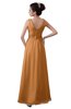 ColsBM Kalani Pheasant Modern A-line V-neck Zipper Floor Length Plus Size Bridesmaid Dresses