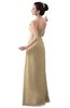 ColsBM Erin Apricot Gelato Informal A-line Spaghetti Sleeveless Floor Length Ruching Plus Size Bridesmaid Dresses