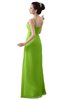 ColsBM Erin Bright Green Informal A-line Spaghetti Sleeveless Floor Length Ruching Plus Size Bridesmaid Dresses